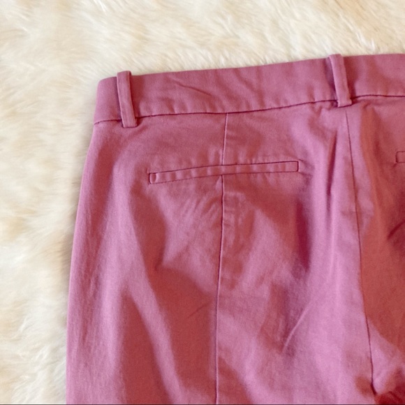 J.Crew Cameron Pink Slim Crop Midrise Chino Pant - Picture 9 of 12